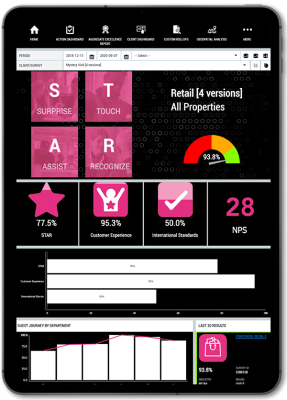 Dashboard Inprove Mystery Shopping